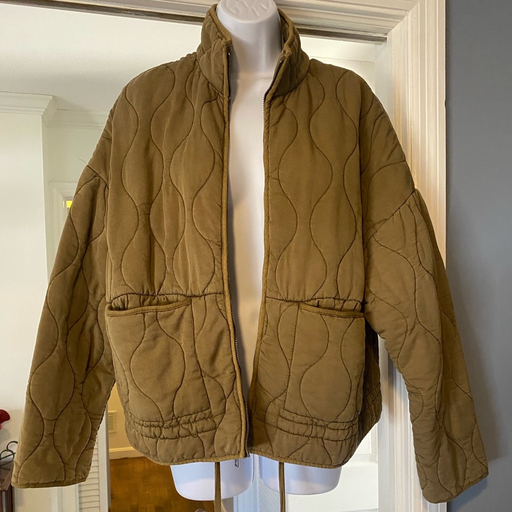 Olive Quilted Jacket